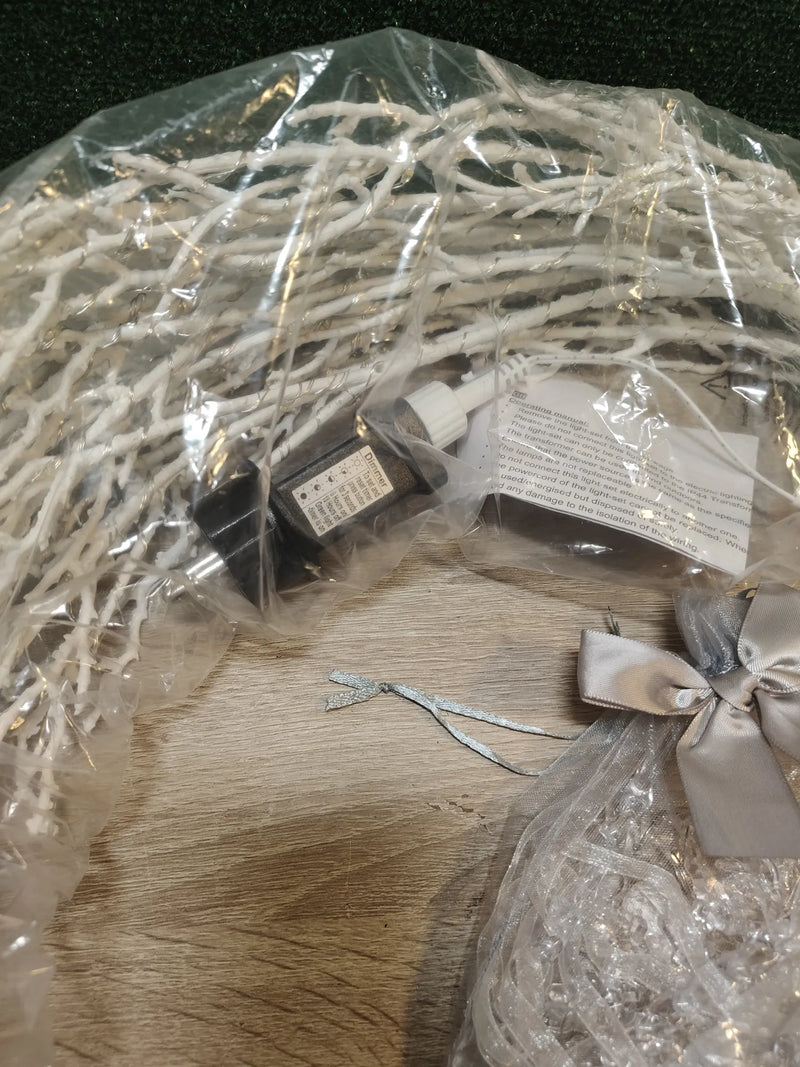 Ramas blancas iluminadas con regulador de intensidad Hairui