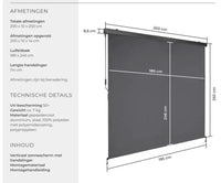 Toldo vertical