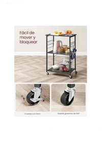 Estantería de Cocina con Ruedas