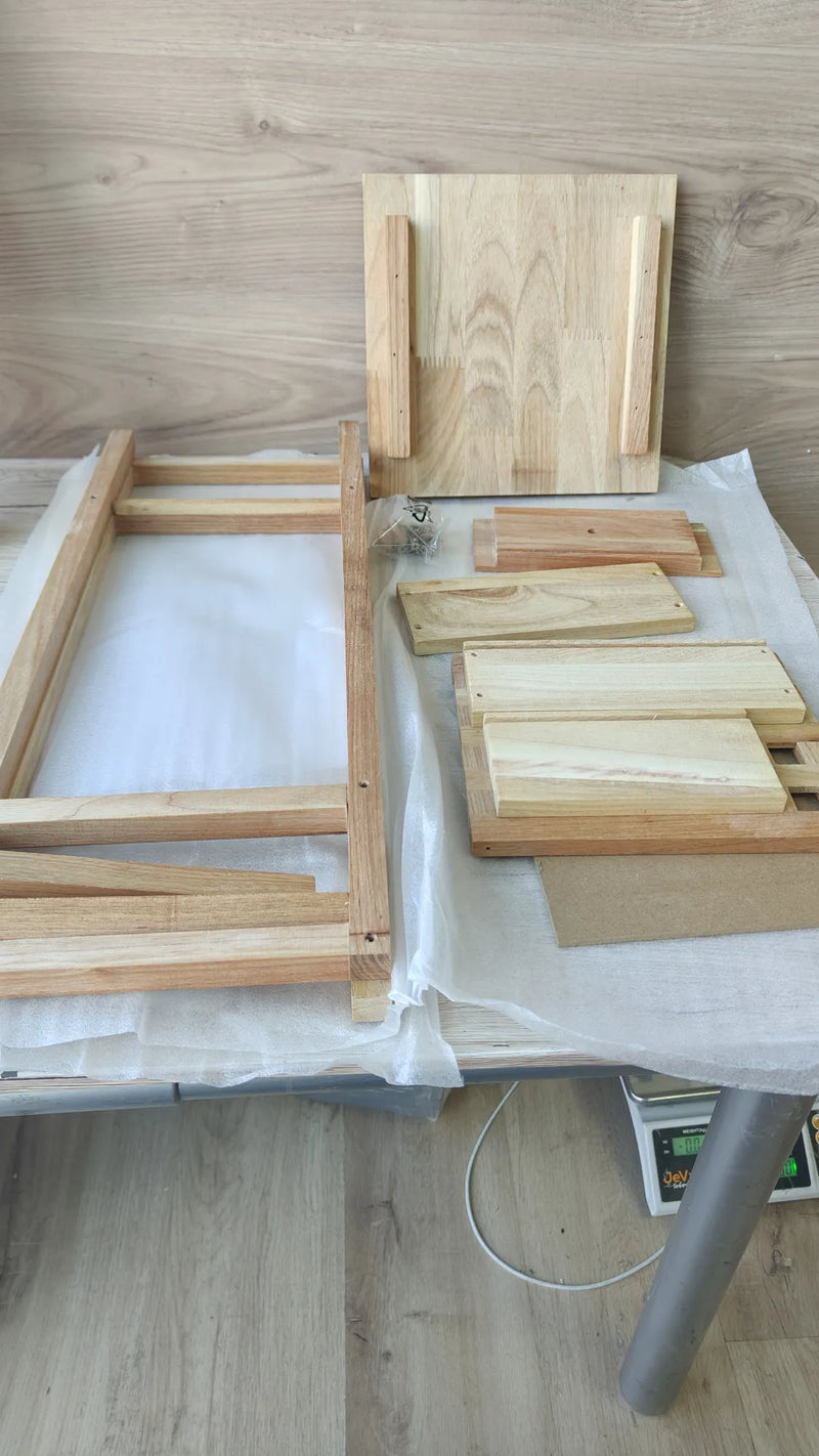 Mesa para teléfono con cajón