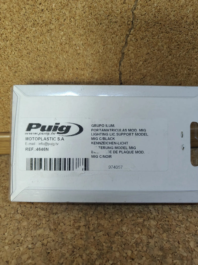 Iluminación portamatriculas moto led PUIG