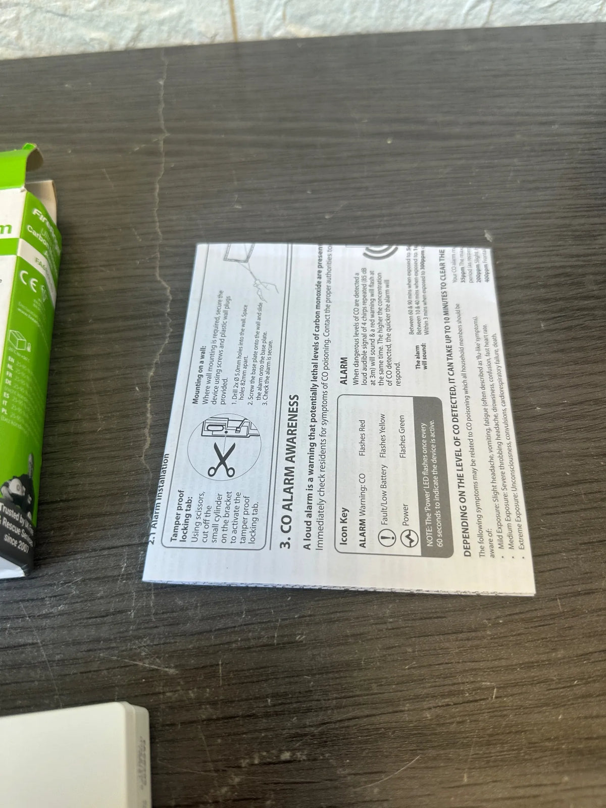 Detector de monóxido de carbono