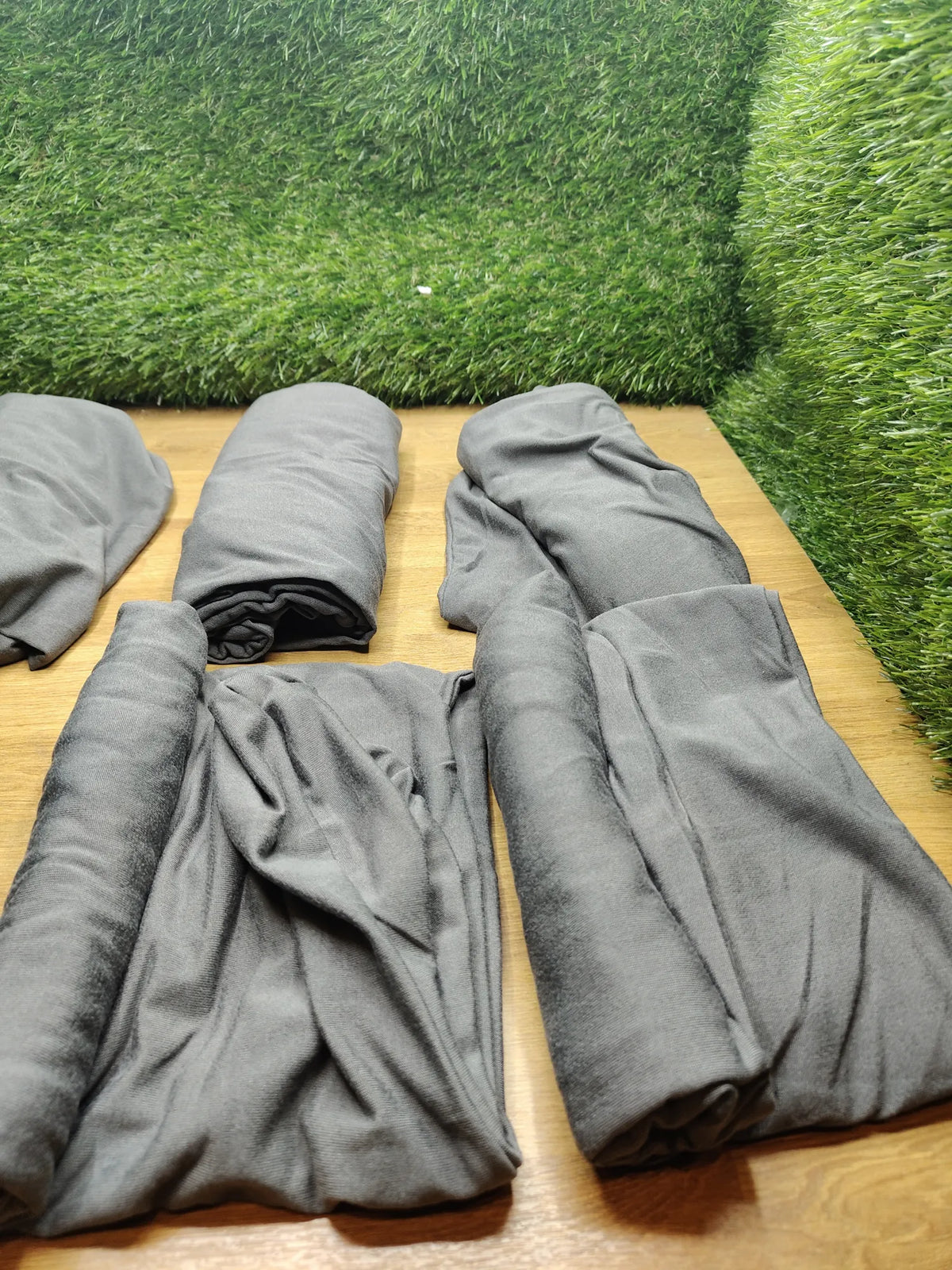 Pack 6 fundas sillas Gris Oscuro