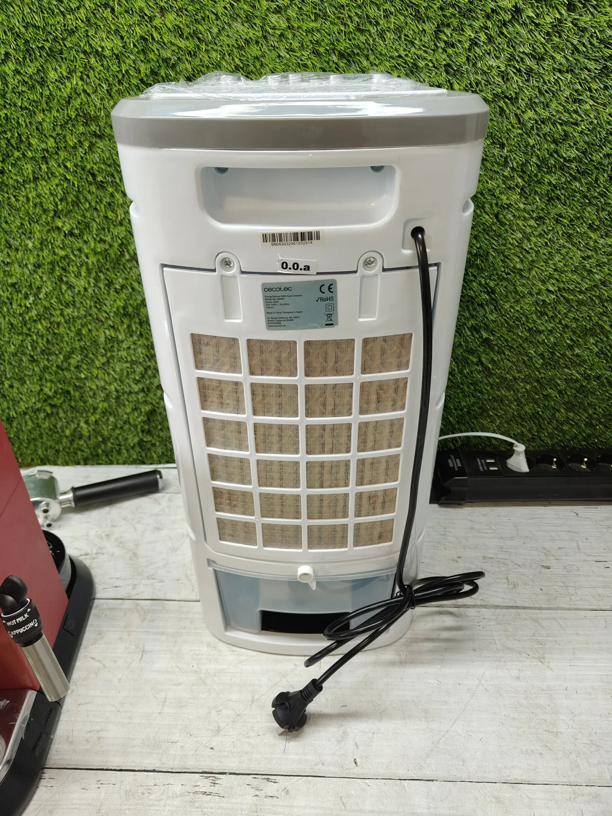 Climatizador Evaporativo EnergySilence 3500 Cool Compact. 65 W, Depósito 3,5 L