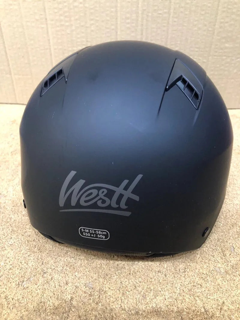 Casco Moto Negro Visera
