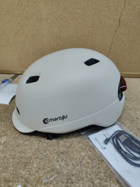 Casco con luz trasera talla M Smart4U