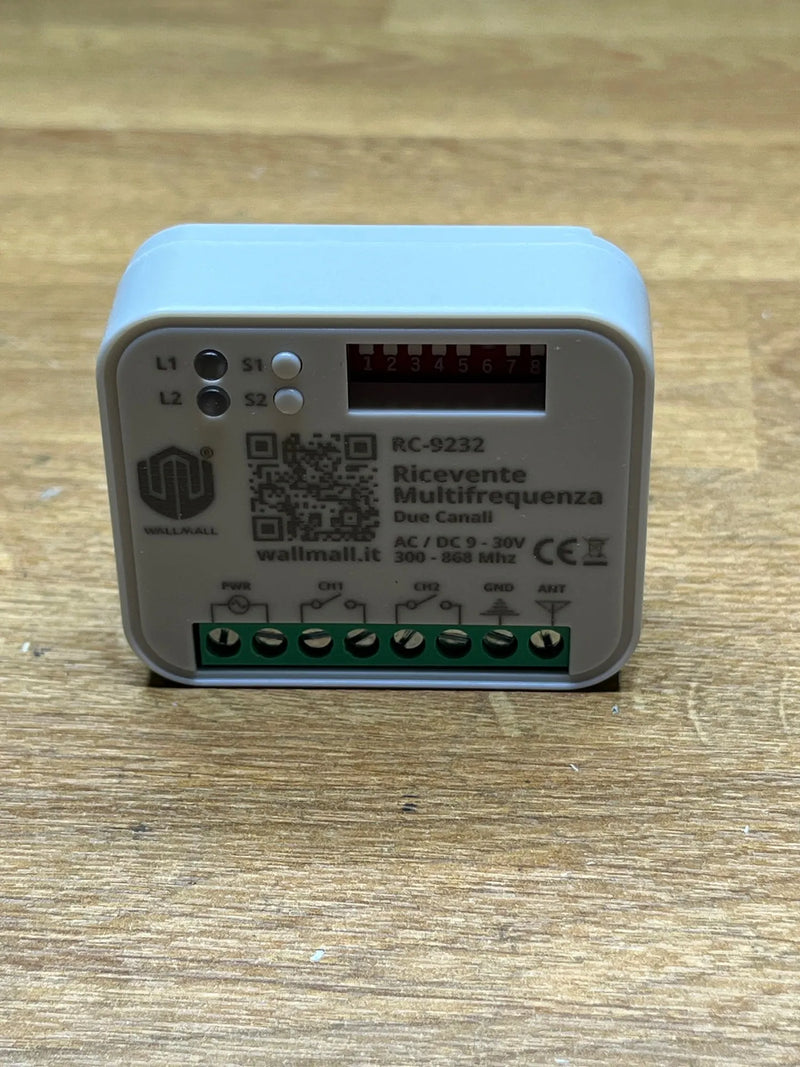 Receptor universal RX Multifrecuencia 300-868MHz