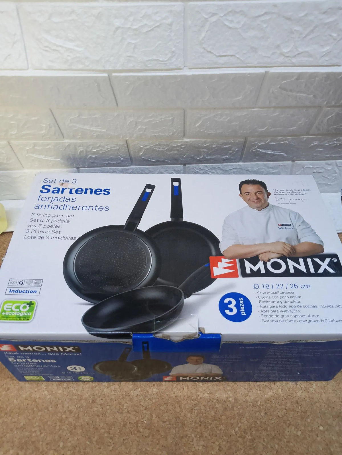 Set de 3 sartenes Monix Martín