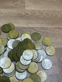 Monedas de 50 Céntimos de Plástico