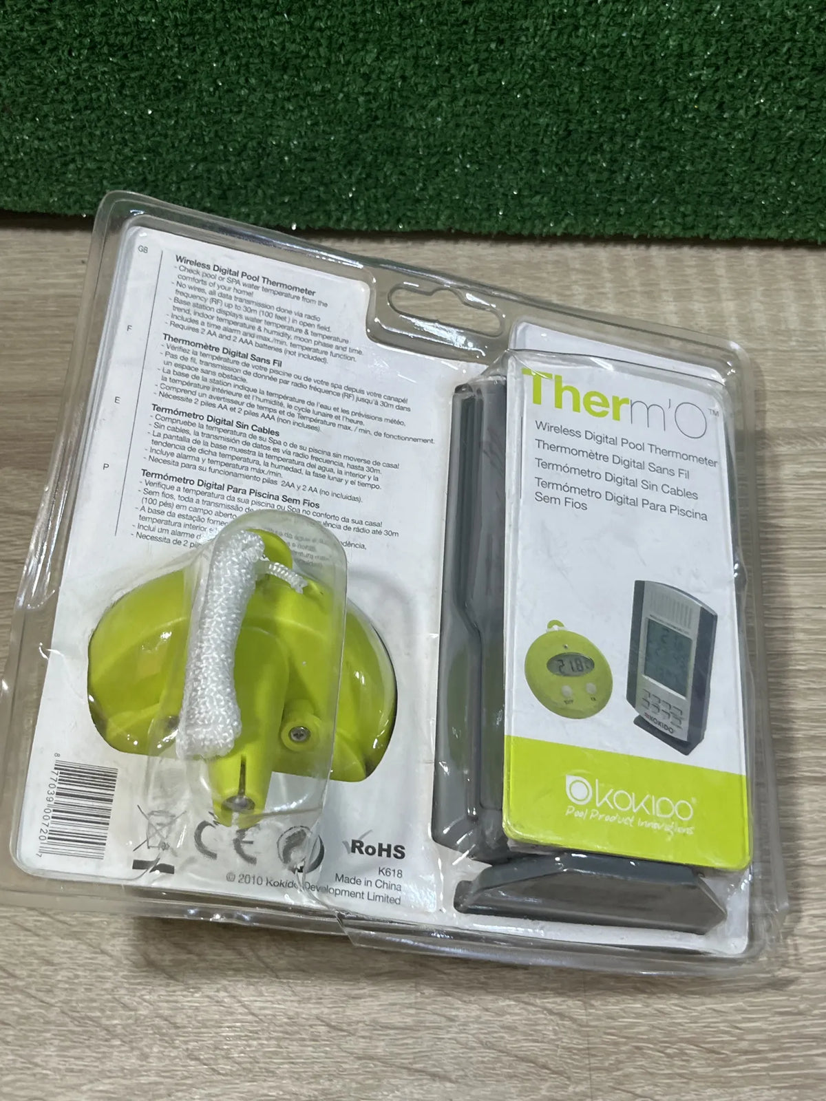 Termómetro inalámbrico para piscina Kokido