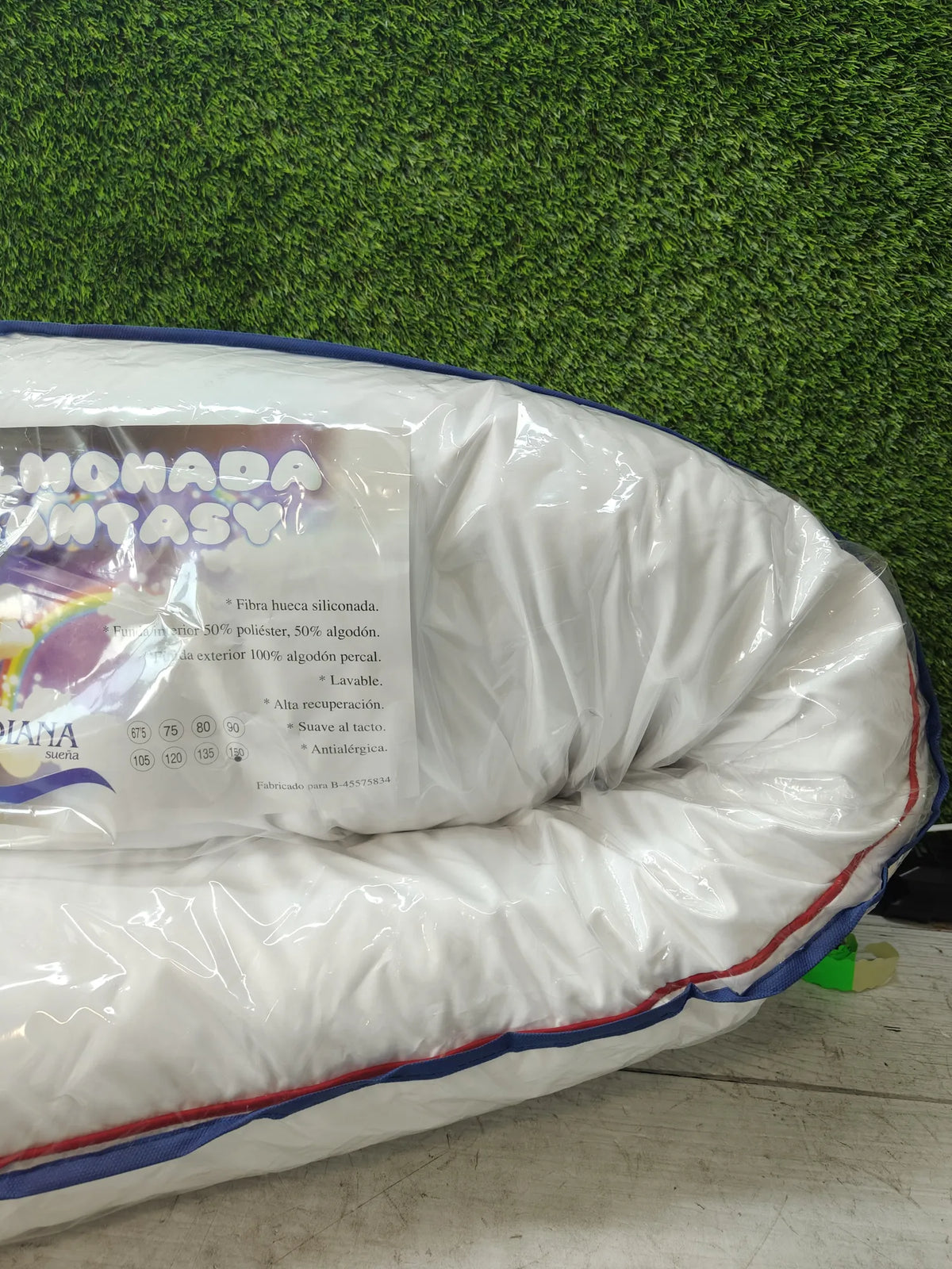 Almohada de fibra resinada hipoalergica - Diana