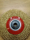 Rueda de acero latonado  125mm