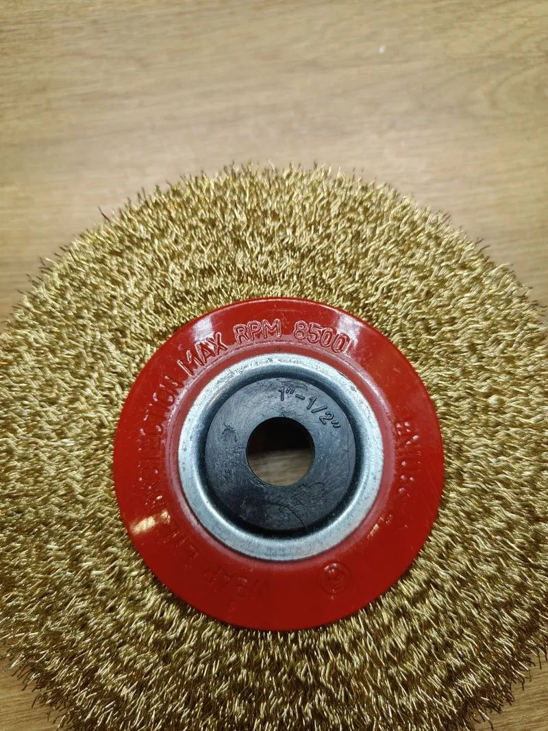 Rueda de acero latonado  125mm