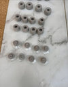 Placas cobertoras de vidrio universales Mármol 2 u