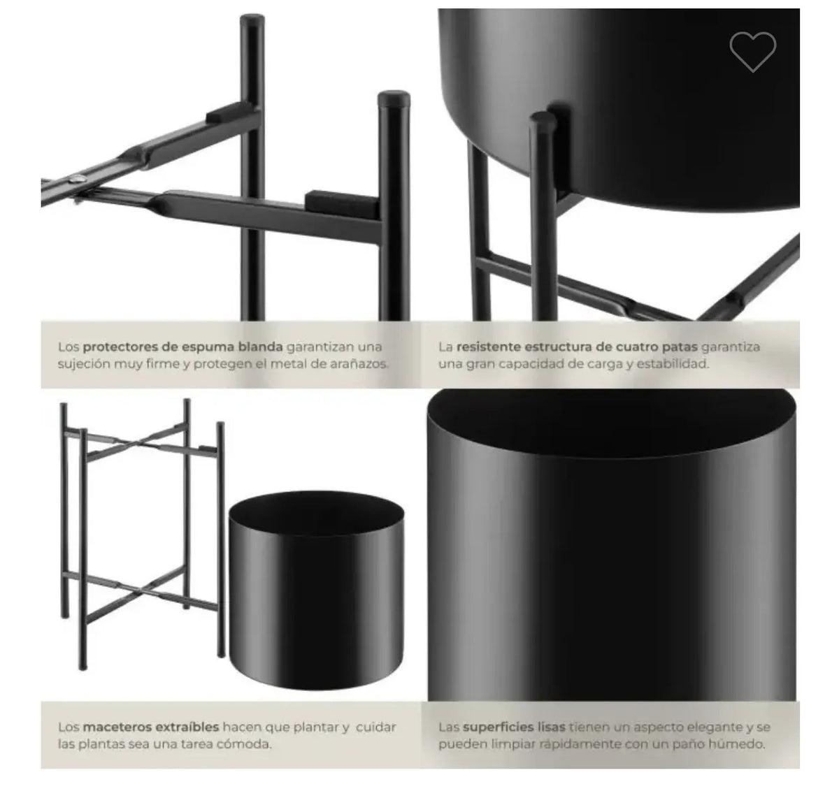 Soporte para platas