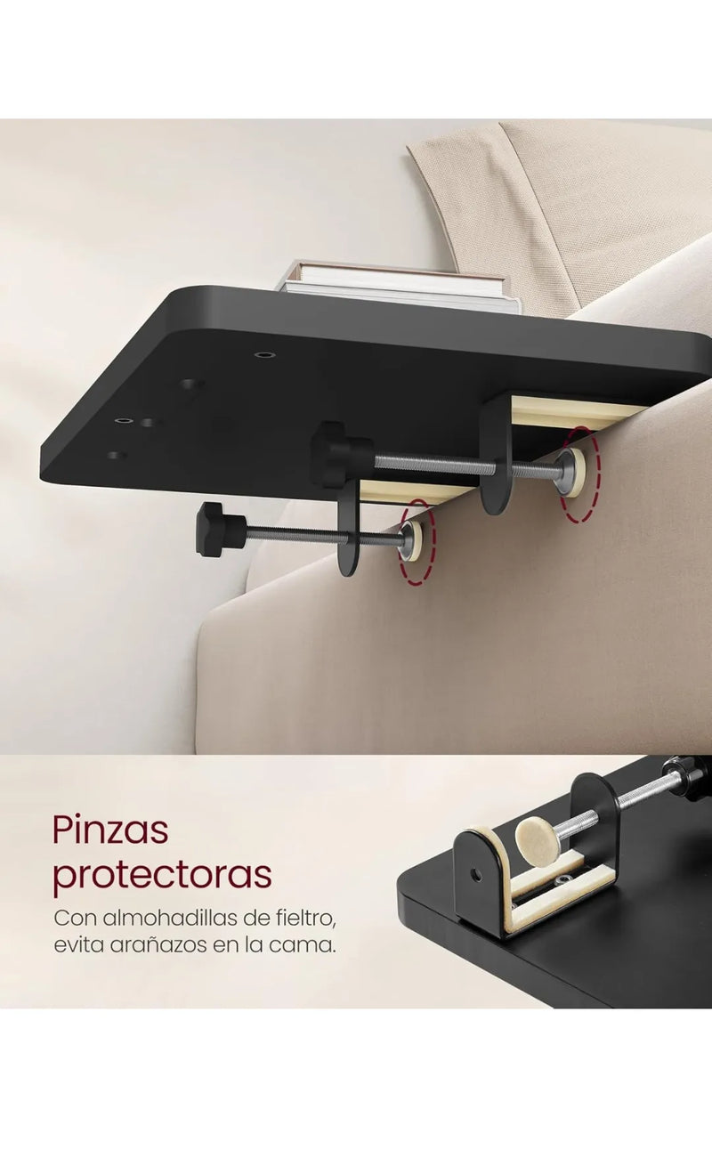 Estante de Cama, Mesita de Noche Colgante