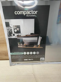 Compactor - Vajillero mural, Plata, 50 x 0.2 x H.9