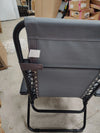 Tumbona con reposabrazos plegable