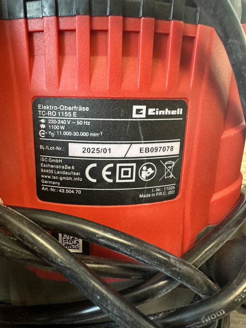Fresadora eléctrica Einhell
