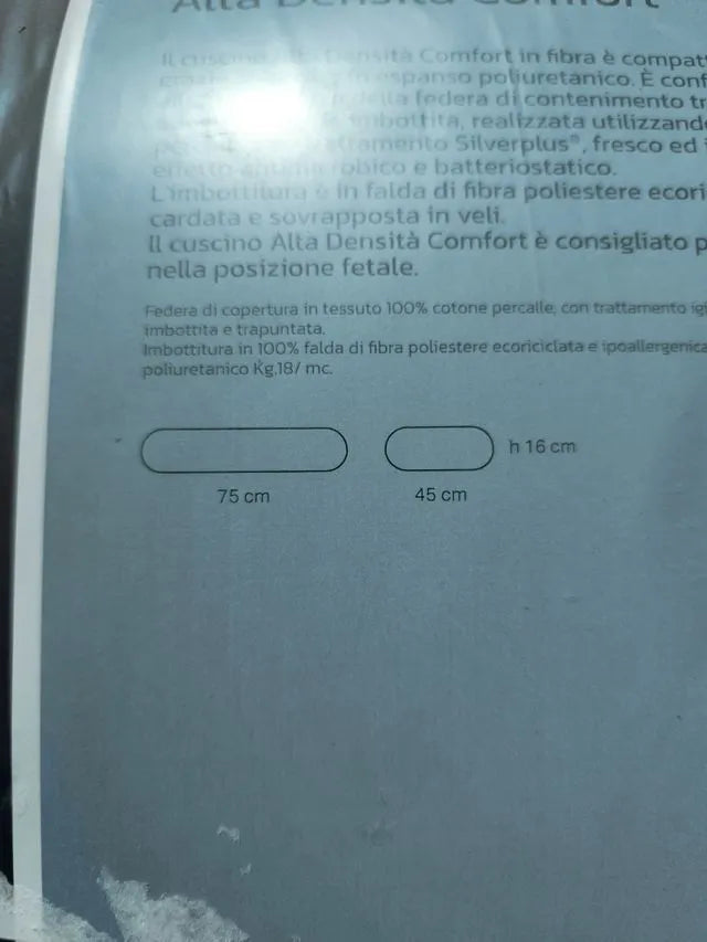 Cojín de Alta Densidad Confort, Compacto y Muy Aco