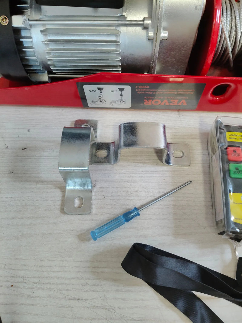 Polipasto Eléctrico de Cable 250 kg 510 W