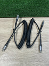 Cable USB C a USB C en espiral SUNGUY
