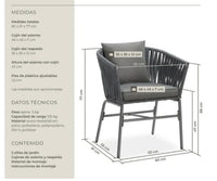 Juego de sillas