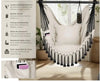 Silla colgante con cojines