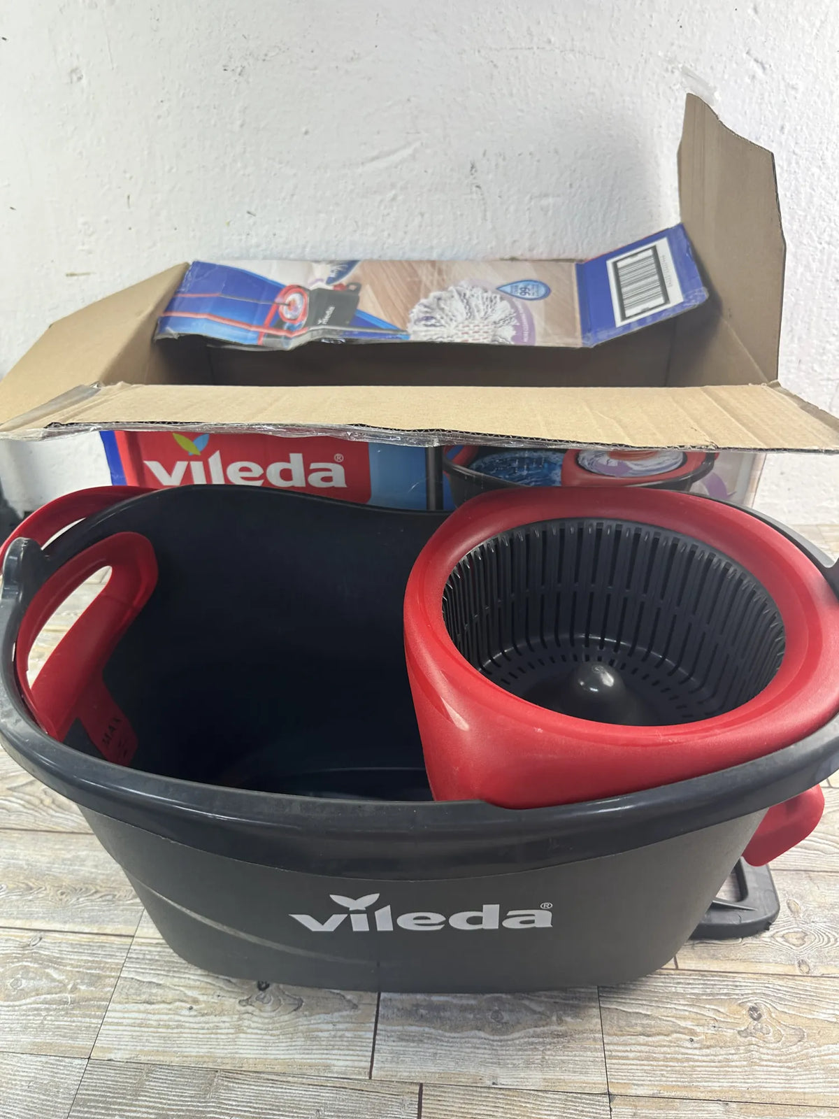 Juego de cubo de fregona Vileda