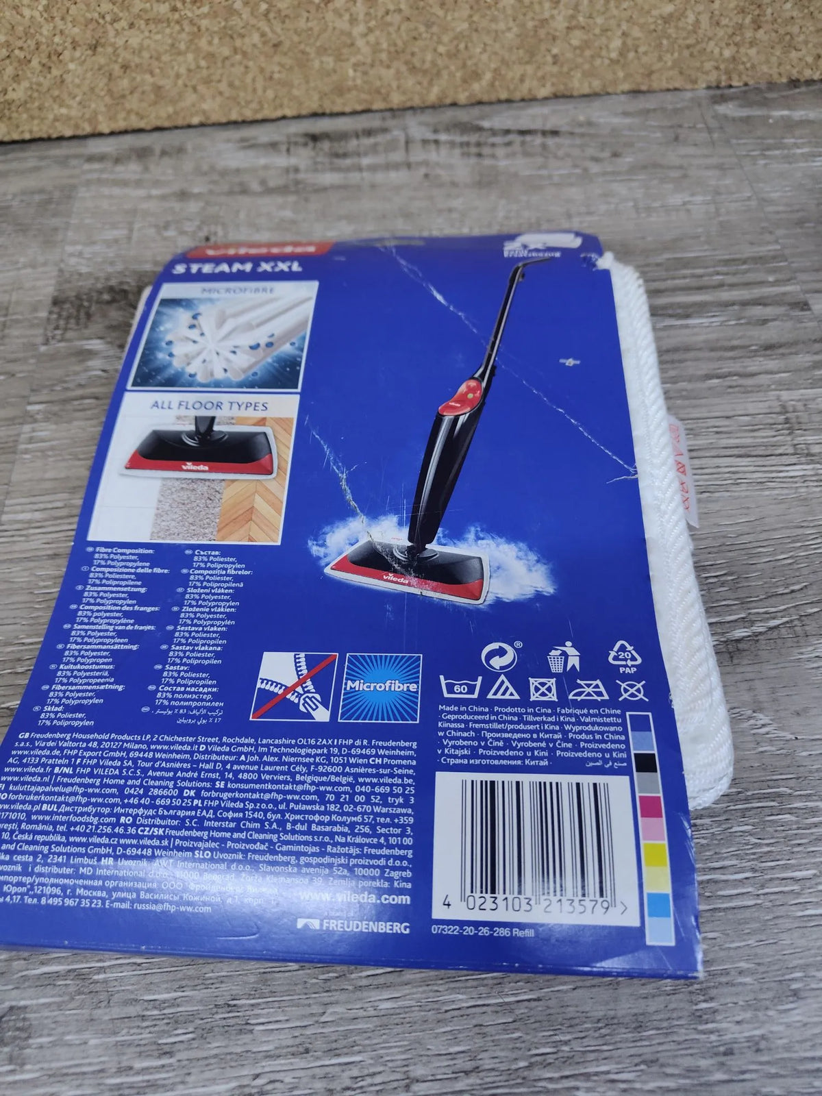 Recambio para escoba vaporizador