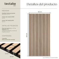 Juego de 4 paneles de pared