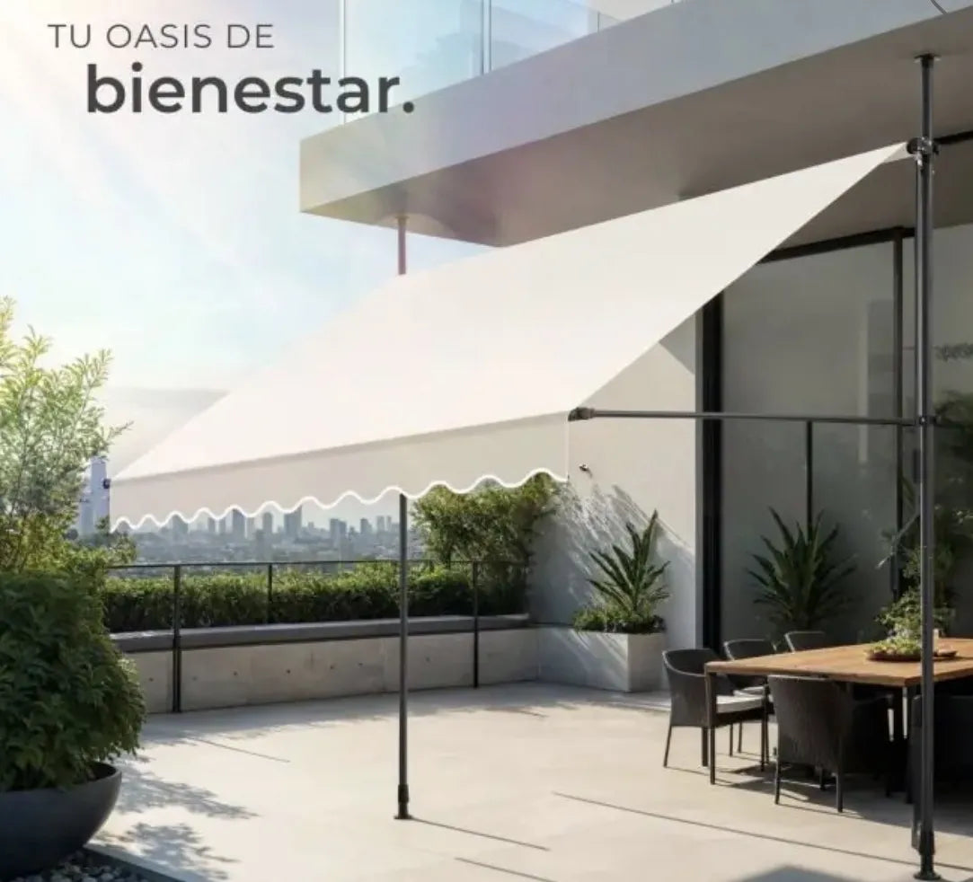 Toldo plegable para balcón