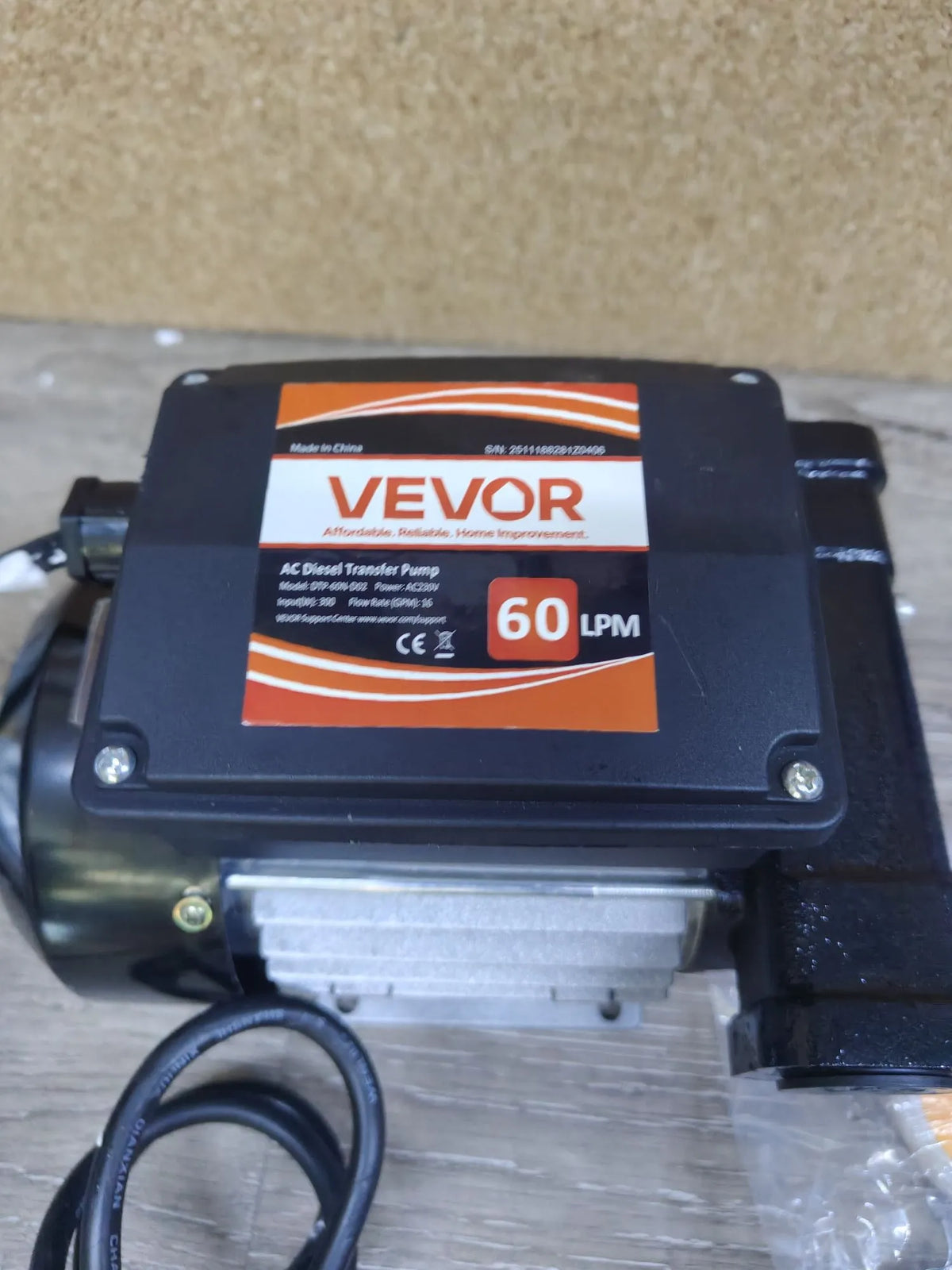 Bomba transferencia de aceite VEVOR