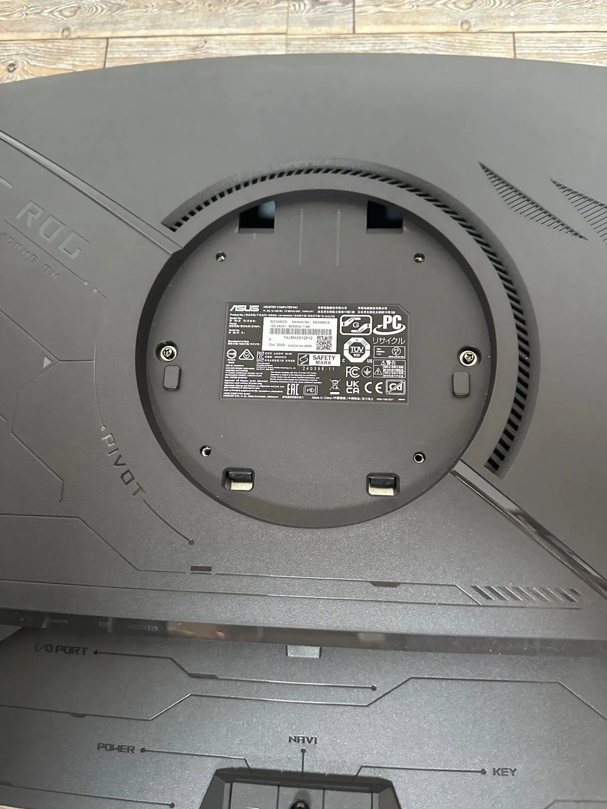 Monitor gaming Asus