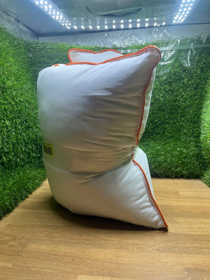 Almohada de Plumas 40x80cm Orange Wave