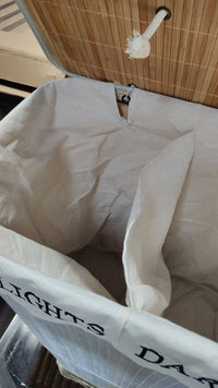 Cesto de ropa sucia, 100 L, cesto de ropa con tapa