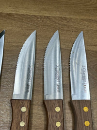 Set de 4 Cuchillos Chuleteros ANGUS