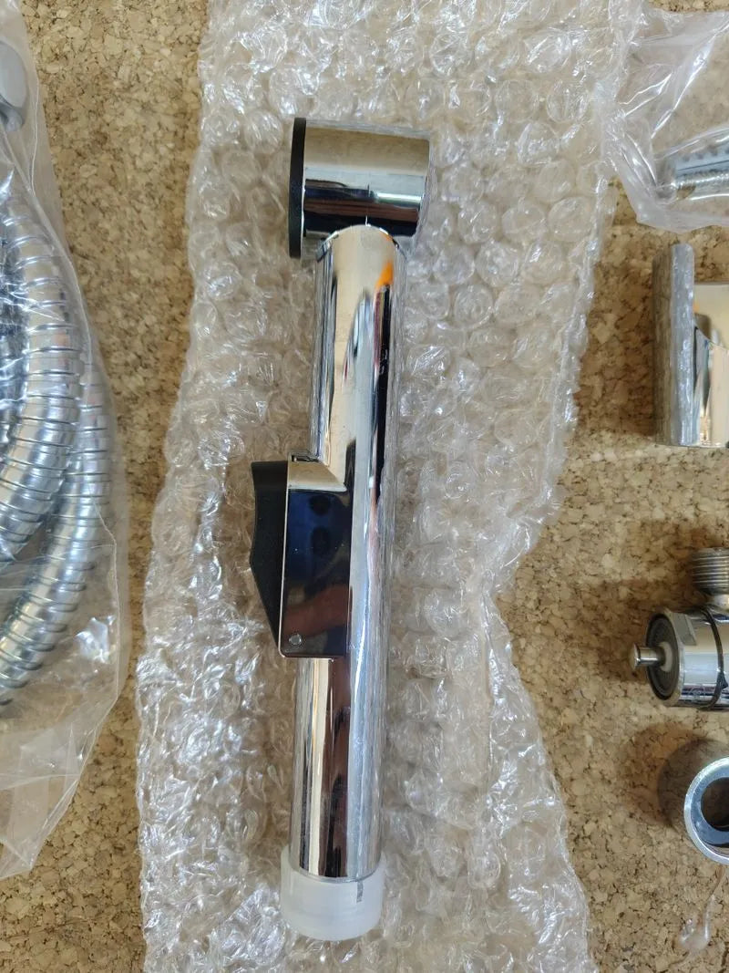 Alcachofa de Bidet de lavabo con Soporte y Flexo