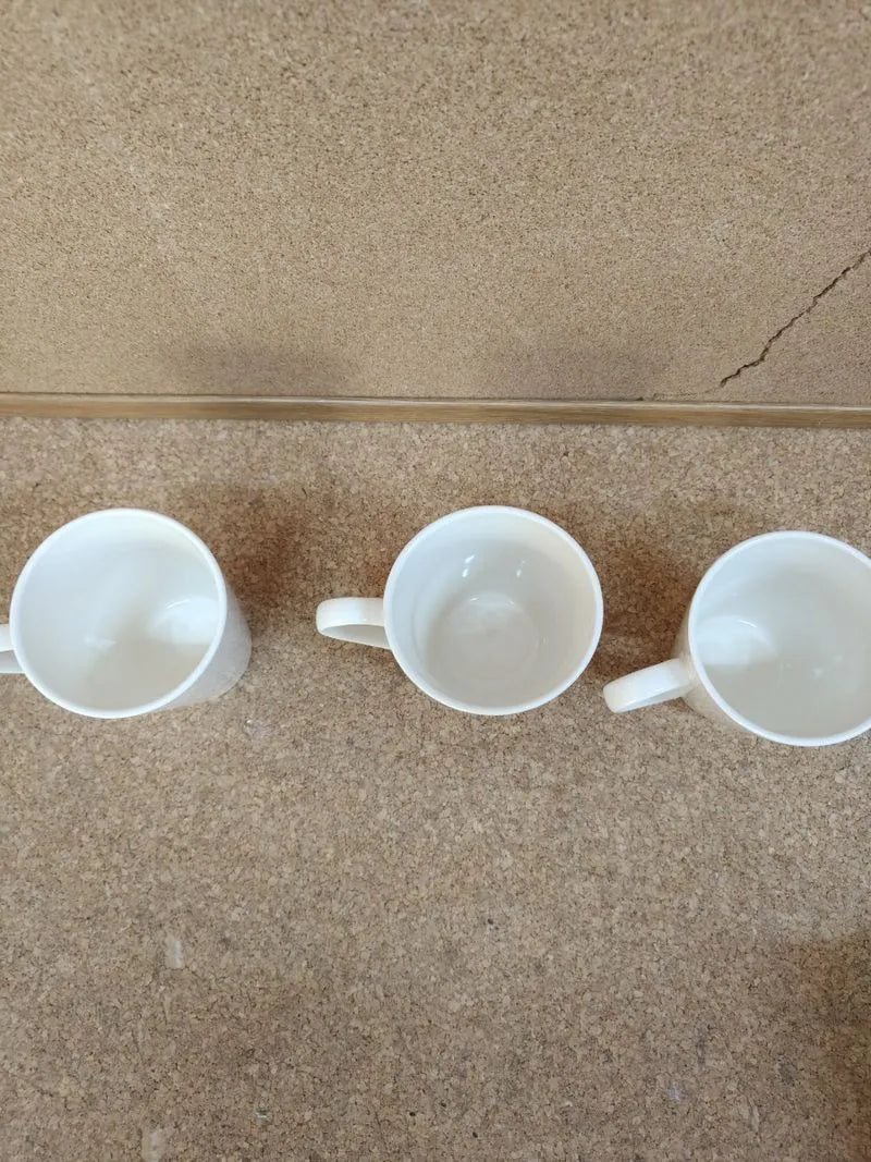 Pack 3 tazas para decorar