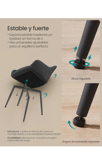 Silla de Comedor, Silla de Cocina, Sillón de Terciopelo
