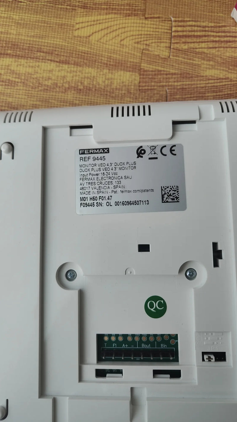 Fermax MONITOR VEO WIFI 4,3" DUOX PLUS