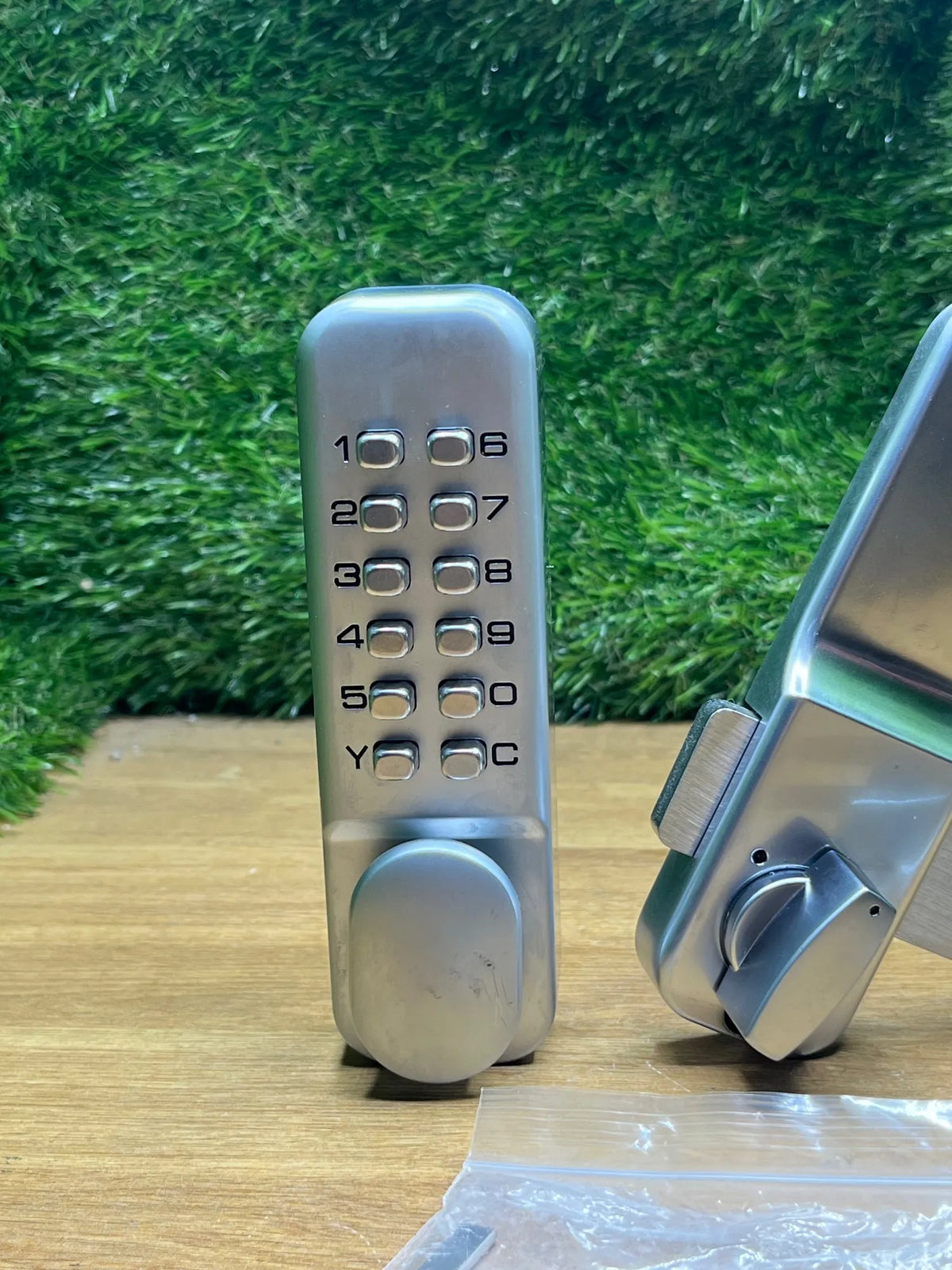 Cerradura de puerta mecánica sin llave con teclado digital