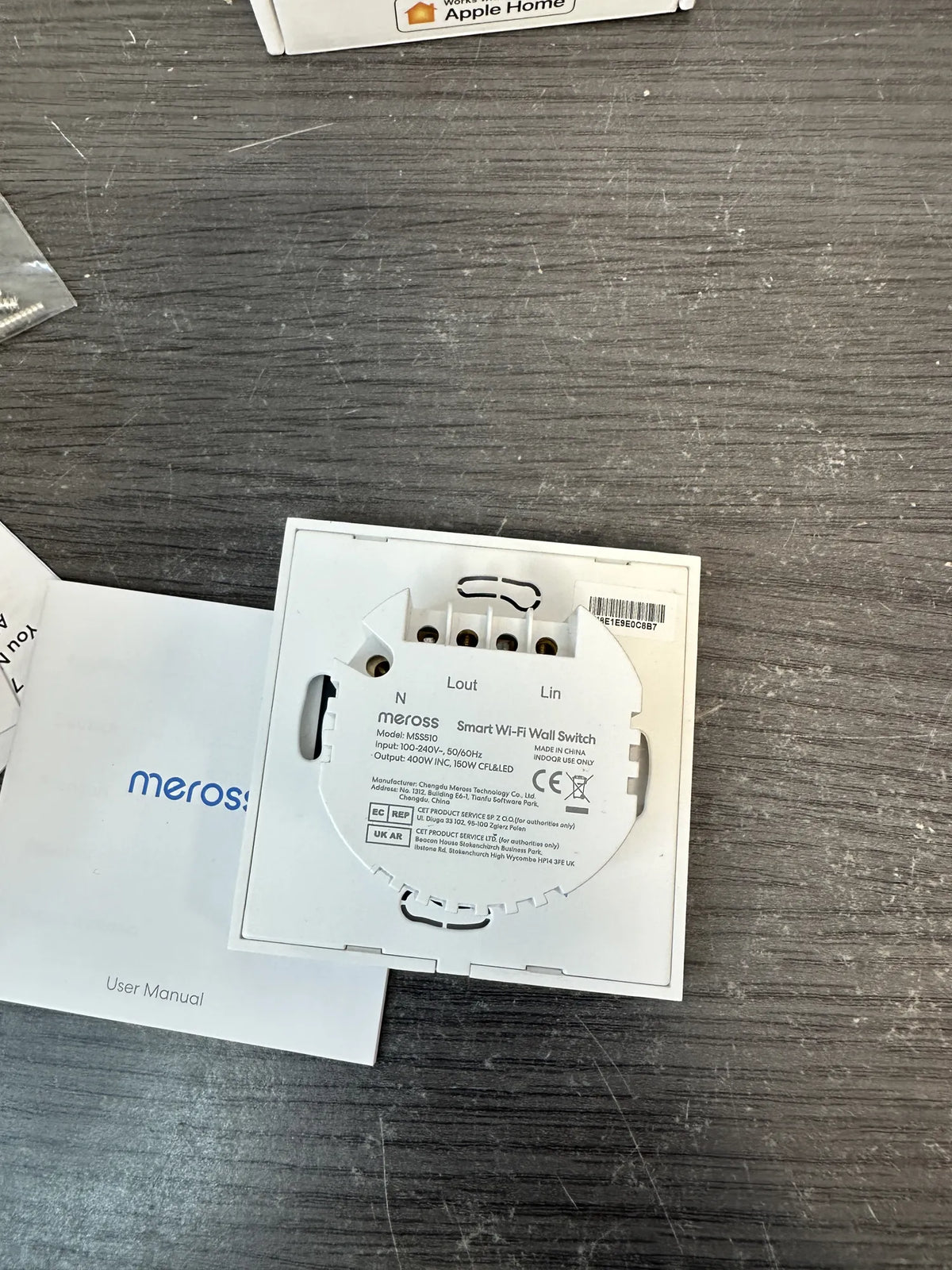 Interruptor de pared Meross