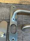 Juego de tiradores de acero inoxidable para puerta Bricard