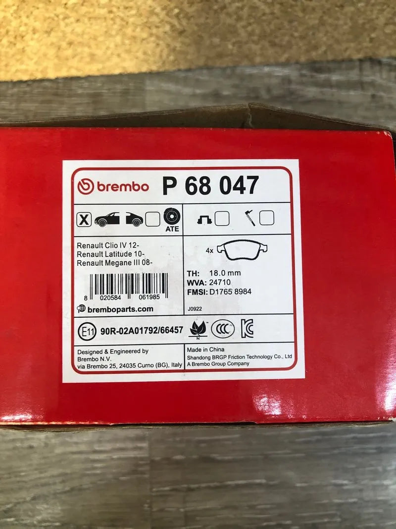 Pastillas Freno Brembo P 68 047