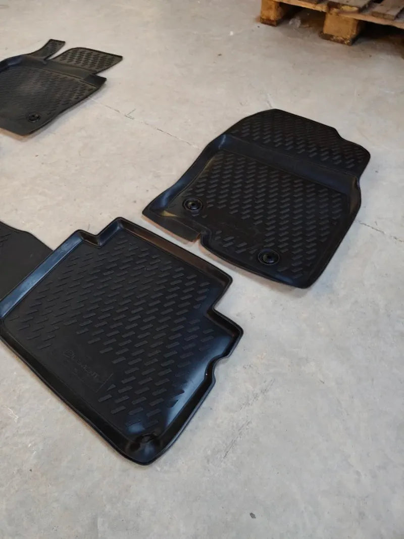 Alfombrillas Coche Goma Negro Set 4
