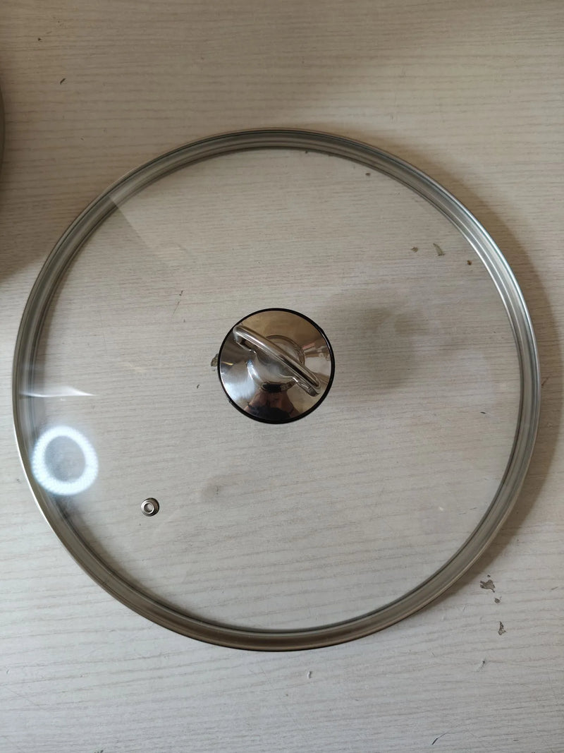 Olla grande profesional con tapa de cristal 30 x 28 cm