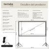 Pantalla para proyector portátil
