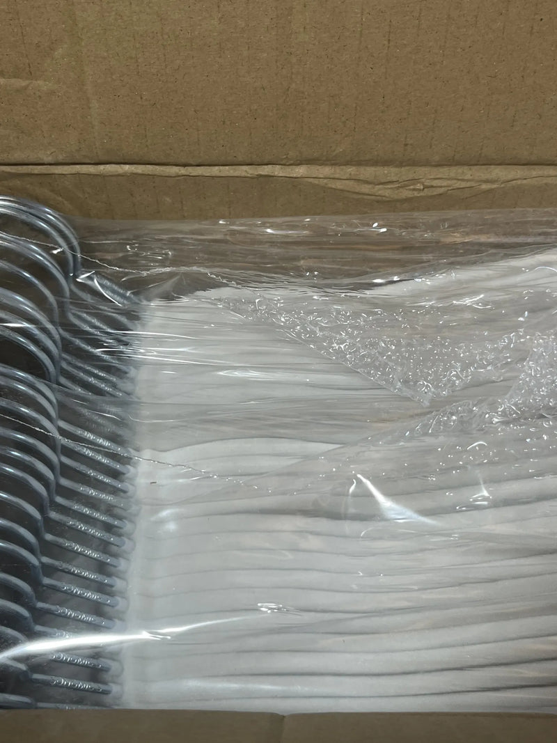 Percha de Terciopelo Blanca SONGMICS