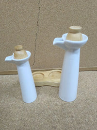 Vinagrera aceitera de porcelana Olympia Whiteware